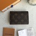 Louis Vuitton M41938 leather wallet Victorine Wallet Monogram Women