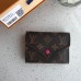 Louis Vuitton M41938 leather wallet Victorine Wallet Monogram Women