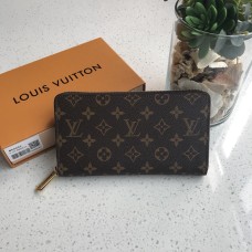 Louis Vuitton M60002 Leather Card Holder Zippy Organizer Wallet