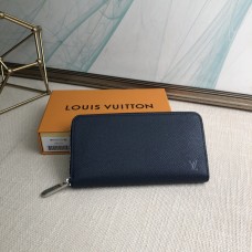 Louis Vuitton M60015 Zippy Long Wallet Zip Wallet in Saffiano