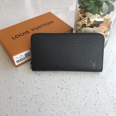 Louis Vuitton M60017 Tempat Kartu Koin Kulit Dompet Zippy Kanvas Monogram