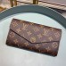 Louis Vuitton M60531 Monogram Canvas Envelope Wallet - Sarah Wallet