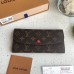 Louis Vuitton Emilie canvas wallet M60696