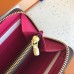 Louis Vuitton M60742 Porta-cartões de couro para moedas Clémence Carteira Monograma Canvas