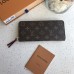 Louis Vuitton M60742 bőr érmekártyatartó Clémence pénztárca monogram vászon