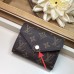 Louis Vuitton M62472 monogram canvas portemonnee Victorine portemonnee monogram dames kleine lederwaren