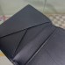 Louis Vuitton M62899 Black Monogram Shadow Calfskin Pocket Wallet Pocket Organizer Monogram Shadow