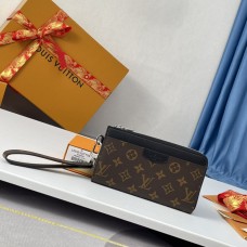 Louis Vuitton M69407 Zippy Dragonne Мобильный кошелек Monogram Macassar Canvas