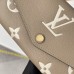 Louis Vuitton M80496 Zweifarbiges Monogramm Empreinte Reißverschluss um die Wand Sarah Geldbörse Bicolor Monogram Empreinte Leder