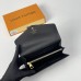 Louis Vuitton M80496 Двухцветный кожаный кошелек Empreinte с монограммой на молнии вокруг стены, двухцветный кошелек Monogram Empreinte