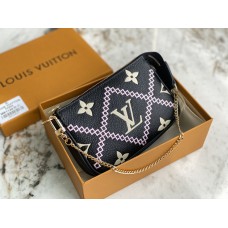 Louis Vuitton M81140 Mini Pochette Acessórios Embreagem