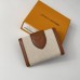 Louis Vuitton M81393 Pont 9 compact wallet in silky Unisex LV Natural Tan Canvas Cowhide Leather