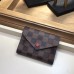 Louis Vuitton N41659 Элегантный легкий кошелек для монет Кошелек Victorine Canvas Damier Ebene