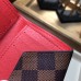 محفظة Louis Vuitton N41659 الأنيقة خفيفة الوزن للعملة المعدنية محفظة Victorine Damier Ebene Canvas