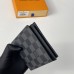 Louis Vuitton N60053 Cartera a cuadros marrón Amerigo AMERIGO WALLET Lona Damier Graphite