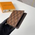 Louis Vuitton N60053 Amerigo Коричневый кошелек в клетку КОШЕЛЕК AMERIGO Графитовая канва Damier