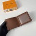 Louis Vuitton N60053 Dompet Cek Amerigo Brown DOMPET AMERIGO Kanvas Grafit Damier