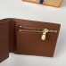 Carteira Louis Vuitton N60053 Amerigo Brown Check AMERIGO WALLET Damier Tela Grafite