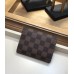 Louis Vuitton N61700 Кошелек для монет из холста с монограммой Кошелек Victorine Канва Damier Ebene