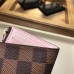 Louis Vuitton N61700 Кошелек для монет из холста с монограммой Кошелек Victorine Канва Damier Ebene