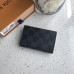 Louis Vuitton N62630  24K Hardware Card Holder- 6 Key Holder Damier Ebene  Women Small Leather Goods