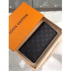 Louis Vuitton N63010 puha bőr pénztárca - Brazza pénztárca Damier Infini Leathe