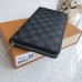 Louis Vuitton N63077 lederen kaarthouder Zippy Organizer Damier Graphite Canvas