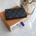 Louis Vuitton N63143 24K Organizador de bolso para cinco dinheiros Damier Tela de grafite